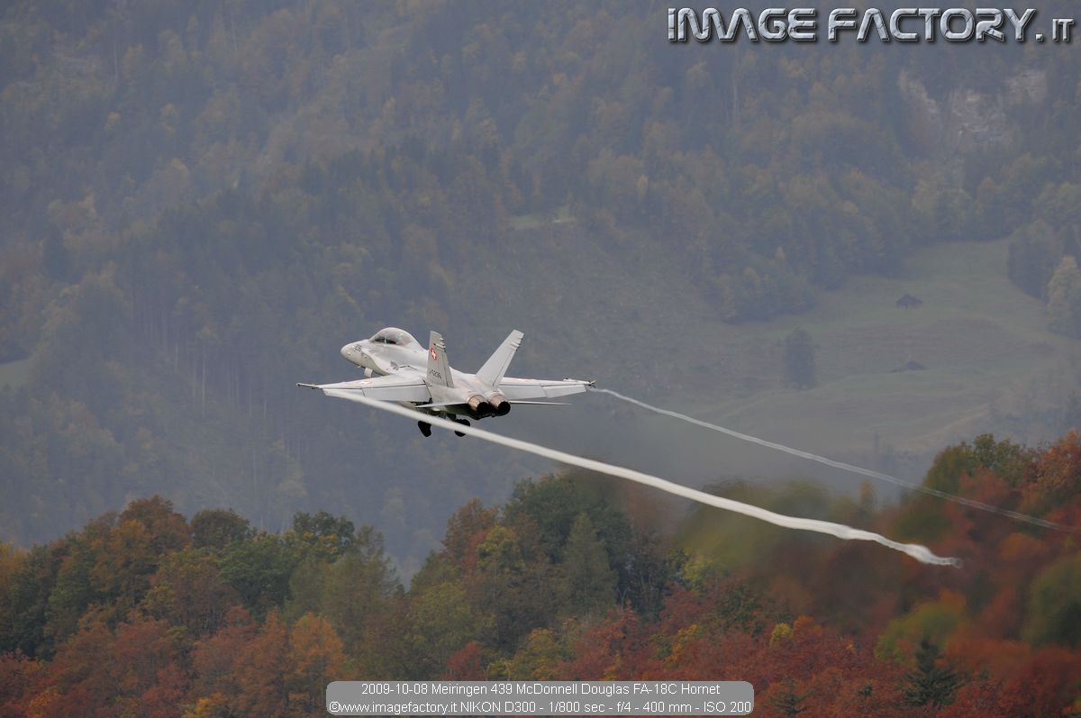 2009-10-08 Meiringen 439 McDonnell Douglas FA-18C Hornet